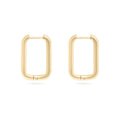 14K Gold Filled Plus™ Rectangle Huggie Earrings