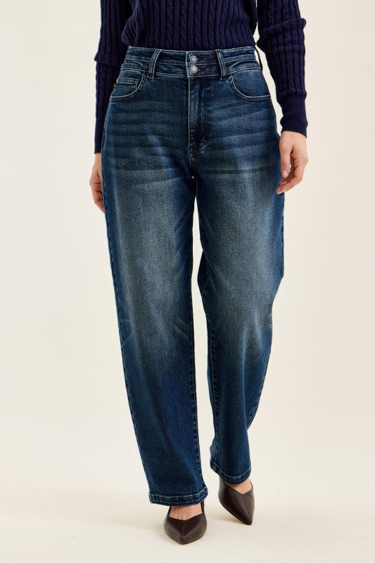 Judy Blue Marlow Arc Double Waistband Jeans