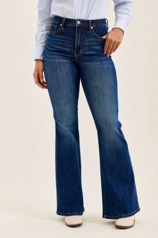 Judy Blue Tummy Control Charlotte Flare Jeans