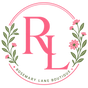 Rosemary Lane Boutique — pink RL monogram with floral wreath